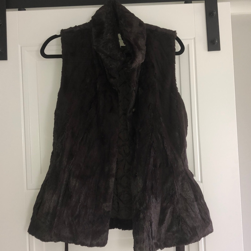 Banana Republic Faux Fur Vest